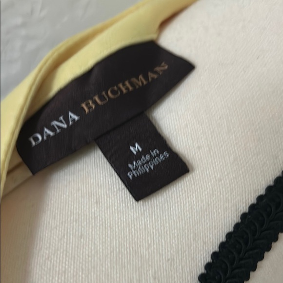 Dana Buchman Yellow and Gray Long Sleeve Button Down Shirt - Picture 8 of 8